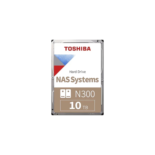 TOSHIBA N300, MN10ADA10TS, 3.5", 10TB, 512Mb 7200 Rpm, SATA3, 7/24 NAS, SERVER, HDD (Türkiye Distribütörü Garantili) ürün görseli 1