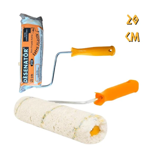 Desenatör Extra Plastik İç-Dış Cephe Boya Rulosu - 20 cm ürün görseli 1