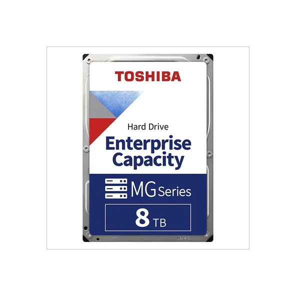 TOSHIBA ENTERPRISE, MG10ADA800E, 3.5", 8TB, 512Mb 7200 Rpm, 7/24 Güvenlik, Data Center, Nas, Server, HDD (Türkiye Distribütörü Garantili) ürün görseli 1