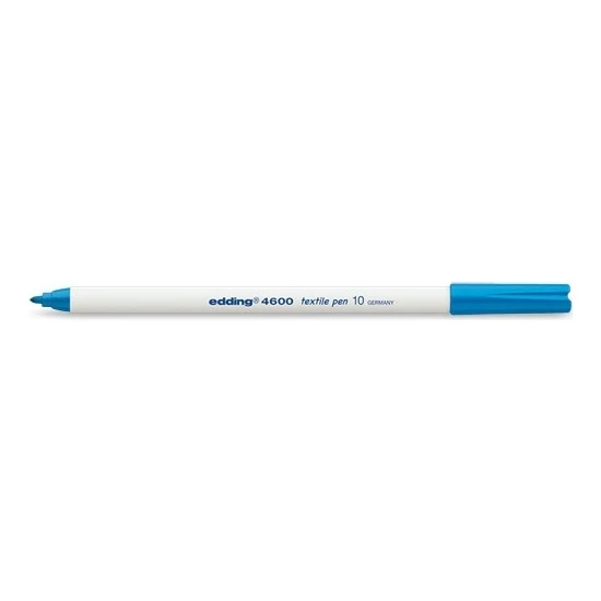 Edding T-Shirt Kalemi Kumaş Kalemi Yuvarlak Uçlu 1 Mm Mavi 4600 (10 Lu Paket) ürün görseli 1