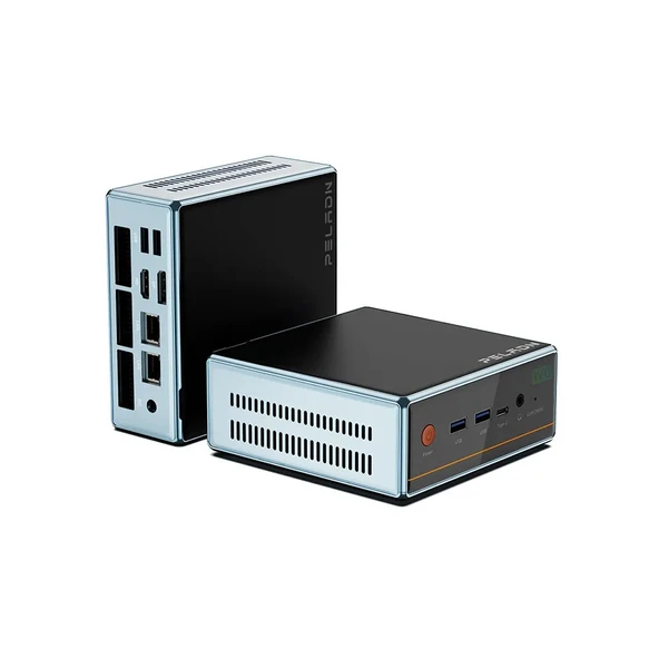 PELADN WO4 Serisi, AMD Ryzen 7 5700U, 16Gb Ram, 512Gb SSD, 1xHDMI, 1xDP,  4xUSB, 1xType-C, 2xLAN, Paylaşımlı Ekran Kartı, Wi-Fi6, Bluetooth 5.2, Windows 11 Pro, MFF MiniPC ürün görseli 1