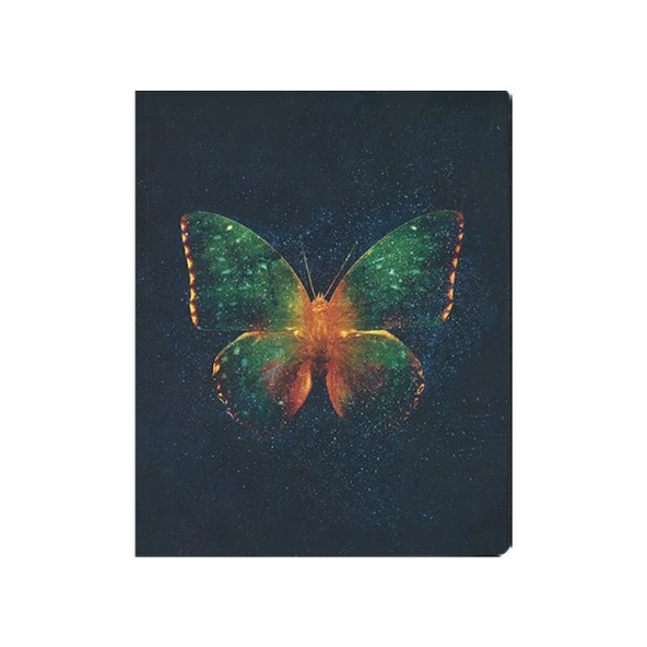 Keskin Color Bind-Note Butterfly 20X25Cm Defter 80 Yaprak Çizgili 410881-99 Asorti ürün görseli 1