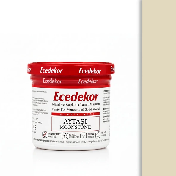Aytaşı Ecedekor Ahşap Dolgu Macunu Bardak (200gr) ürün görseli 1