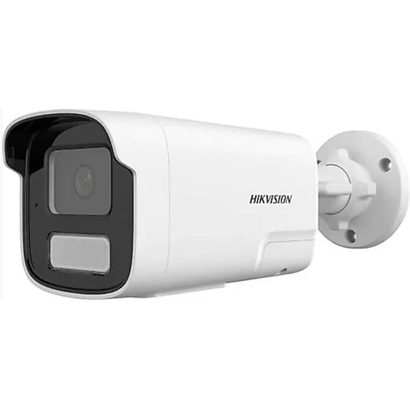 HIKVISION DS-2CD1T23G2-LIUF/SL 2Mpix, 4mm Lens,  H265+,50Mt Gece Görüşü, Hybrid Light, SD Kart,Dahili Mikrofon, PoE, Bullet IP Kamera ürün görseli 1