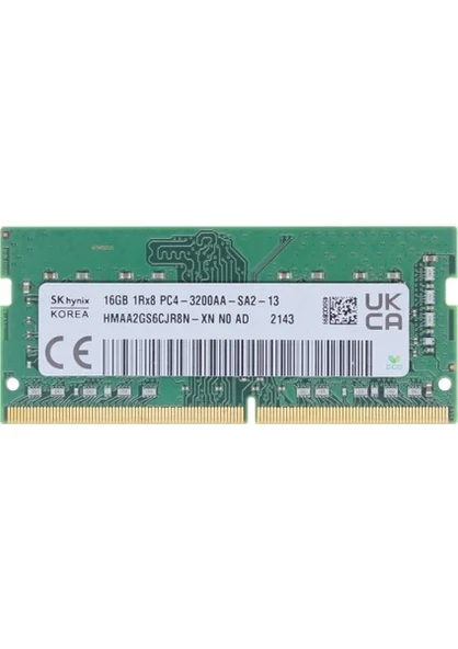 HYNIX 16GB DDR4 3200Mhz CL19 Notebook Ram HMAA2GS6CJR8N-XN (Kutusuz) ürün görseli 1