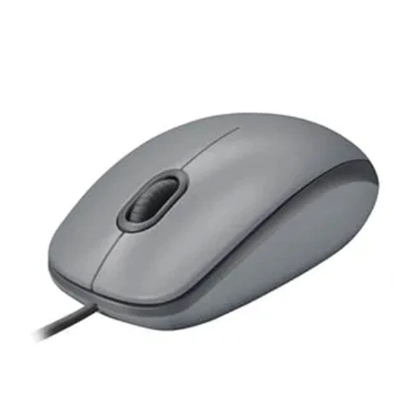 LOGITECH 910-006760, M110 Gri, USB Kablolu, 1000dpi, Optik, 3 Tuşlu, Sessiz Mouse ürün görseli 1