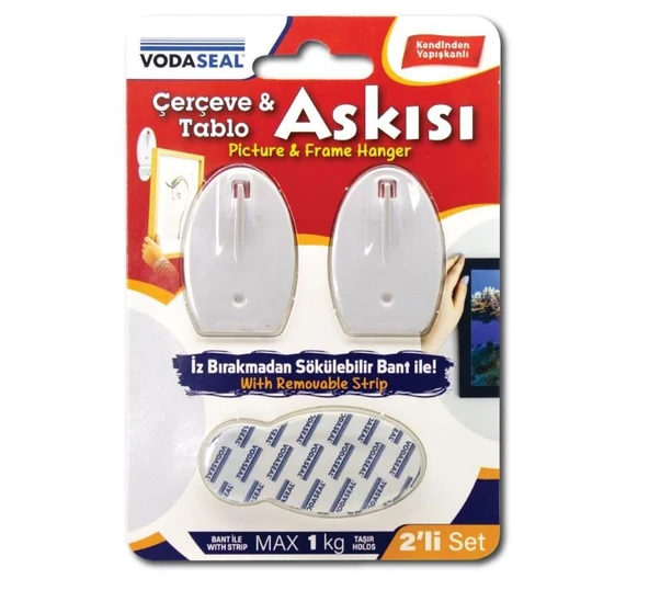 Vodaseal Çerçeve ve Tablo Askısı 2’li Set ürün görseli 1