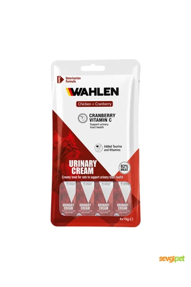 Wahlen Urinary Sağlığı İçerikli Krema Kedi Ödülü 4x15 gr ürün görseli 1