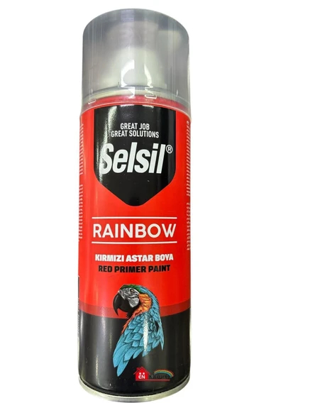 Selsil Rainbow Akrilik Sprey Astar 3009 Kırmızı ürün görseli 1