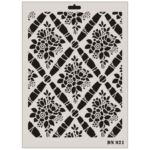 Rich Dantel Seri DN-921 Stencil 35x25 cm ürün görseli 1