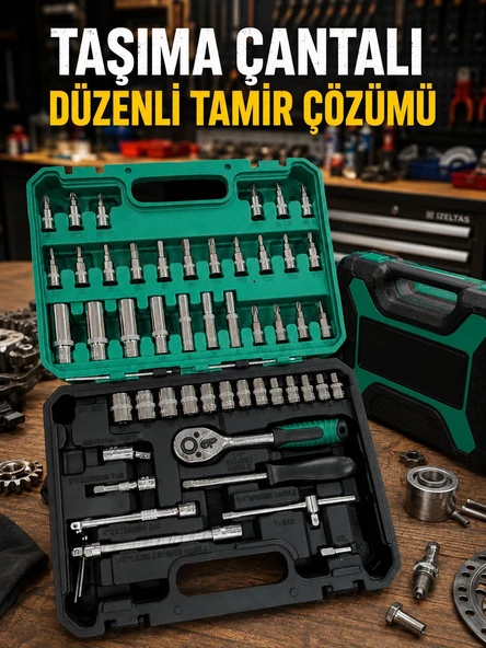 53 Parça Çok Amaçlı Lokma Anahtar Seti ürün görseli 1