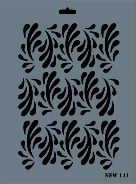 Rich New Seri N-141 Stencil 35x25 cm ürün görseli 1