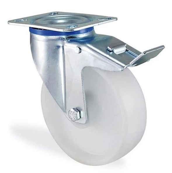 Poliamid Döner Frenli Teker 80 mm - Resim 2