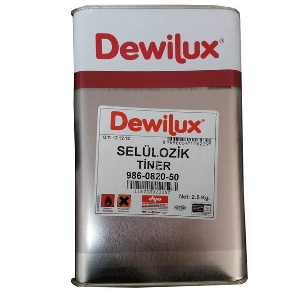 Dewilüx Selülozik Tiner 2,5 kg ürün görseli 1