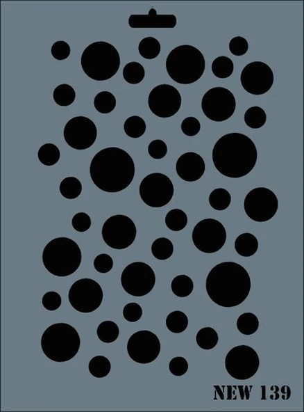 Rich New Seri N-139 Stencil 35x25 cm ürün görseli 1
