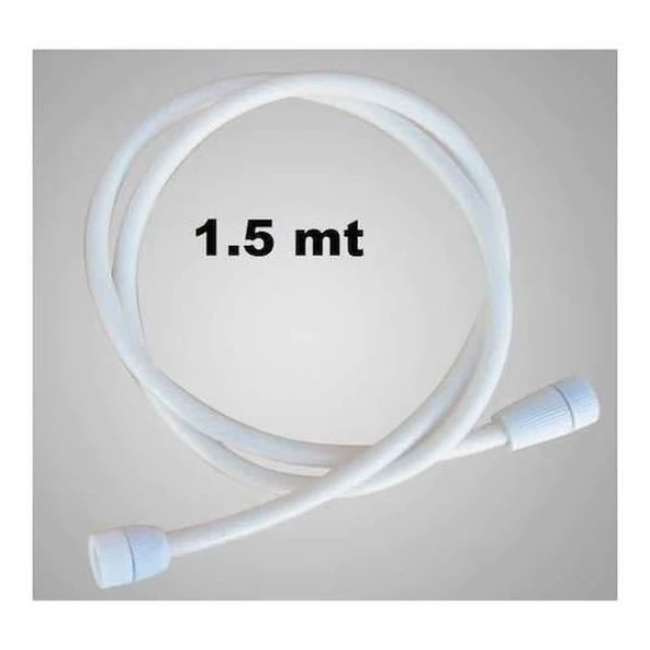 Şofben Plastik Duş Hortumu 1/2X1/2 150 cm ürün görseli 1