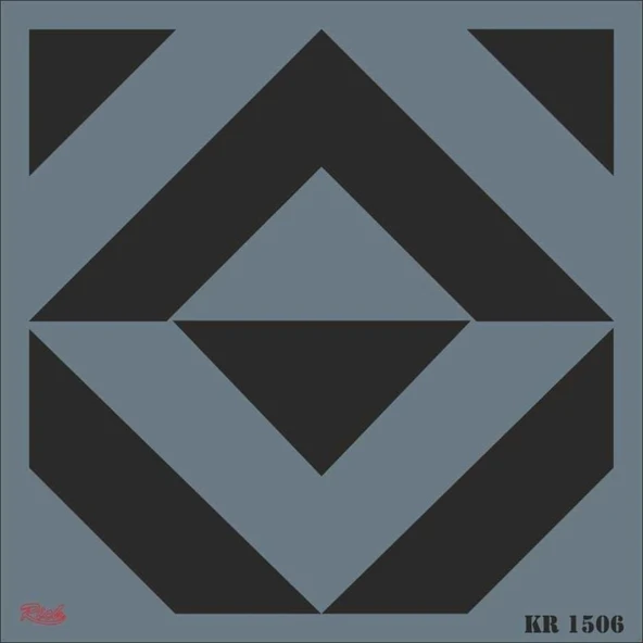 Rich KR 1506 Fayans Stencil 30X30 cm ürün görseli 1