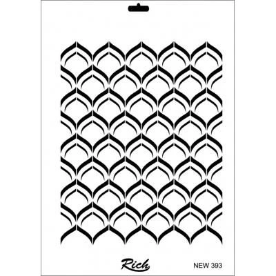 Rich New Seri N-393 Stencil 35x25 cm ürün görseli 1