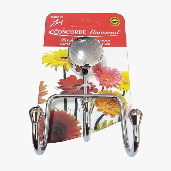 Concorde 3 Lü Krom Askılık ürün görseli 1