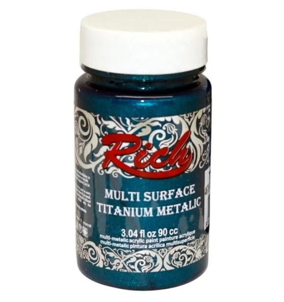 Rich Multi Surface Titanium 2570 Antik Turkuaz Metalik 90 cc ürün görseli 1