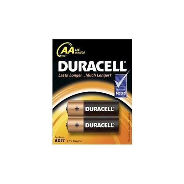 Duracell Alkalin Pil AA 2'' li Paket ürün görseli 1