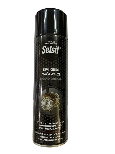Selsil Sıvı Gres Yağlama Spreyi 500 ml ürün görseli 1