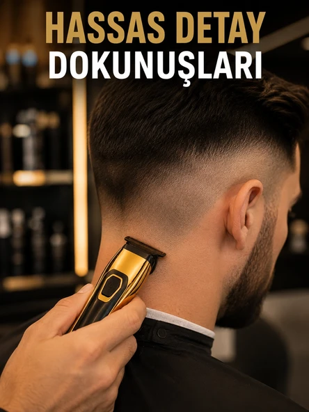 Usb Type-c Şarjlı Çok Fonksiyonlu Saç Ve Sakal Düzeltme Makinesi ürün görseli 1