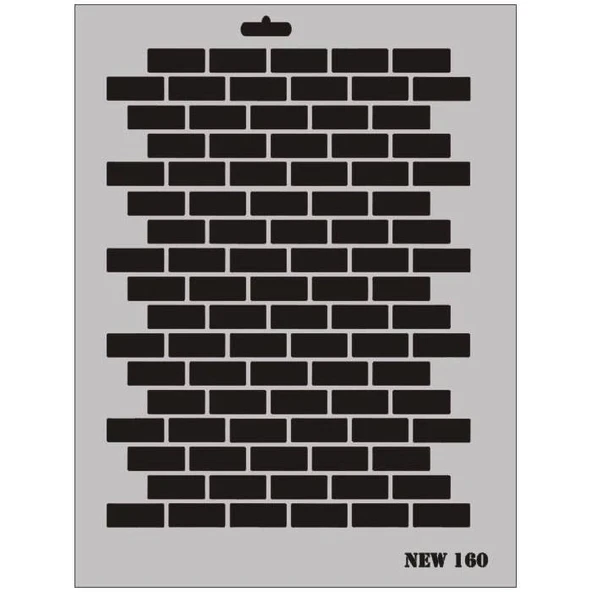 Rich New Seri N-160 Stencil 35x25 cm ürün görseli 1