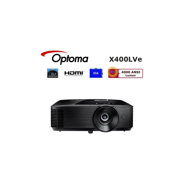 X400LVE 4000 Ansı DLP Projeksiyon Cihazı 1024X768 HDMI Bağlantı Özellikleri ürün görseli 1