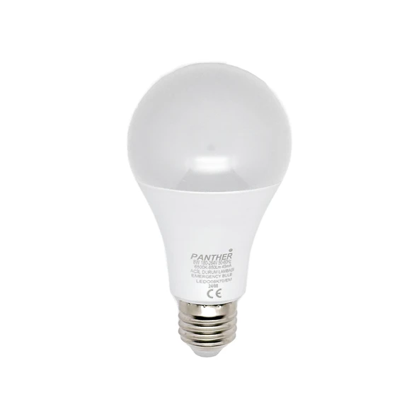PANTHER ECO 8W ACİL DURUM ŞARJLI LED AMPUL ürün görseli 1