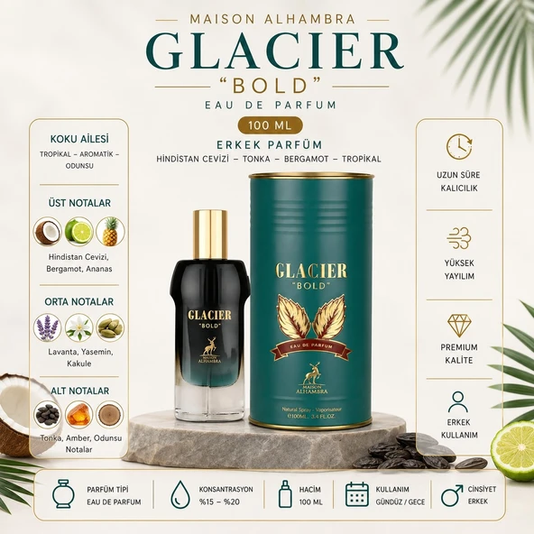 MAISON ALHAMBRA GLACIER BOLD 100 ML - Resim 2