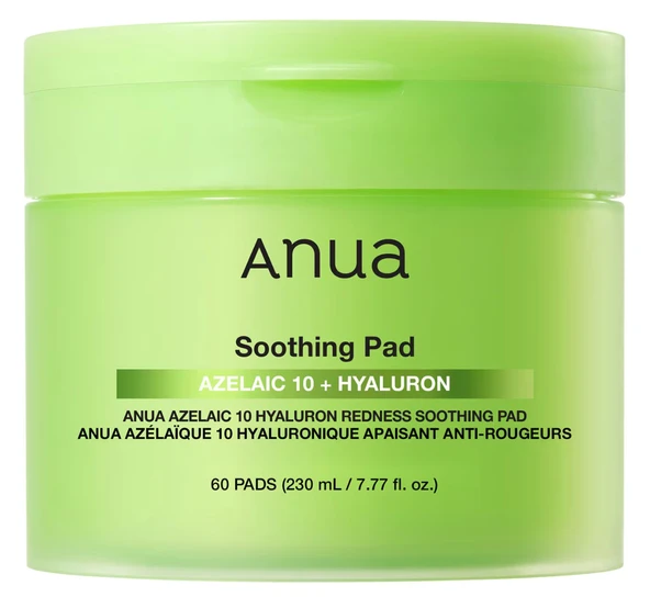 ANUA Azelaic 10 Hyaluron Redness Soothing Pad - Kızarıklık Yatıştırıcı Pedler ürün görseli 1