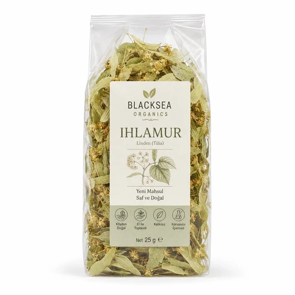 BlackSea Organics Ihlamur 25 Gr Doğal, Katkısız, Yeni Mahsul ürün görseli 1