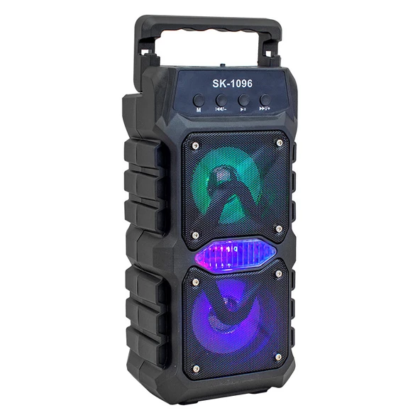 MAGICVOICE SK-1096 10 WATT USB/SD/AUX/FM/BLUETOOTH MİKROFON GİRİŞLİ HOPARLÖR ürün görseli 1