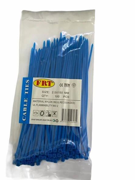 FRT Mavi 2,5x150 Kablo Bağı ürün görseli 1