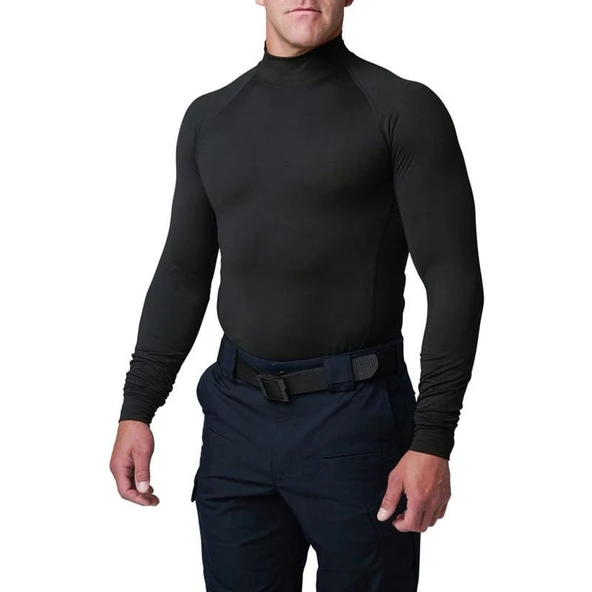 5.11 Mock Neck Ls Top Siyah - Resim 3