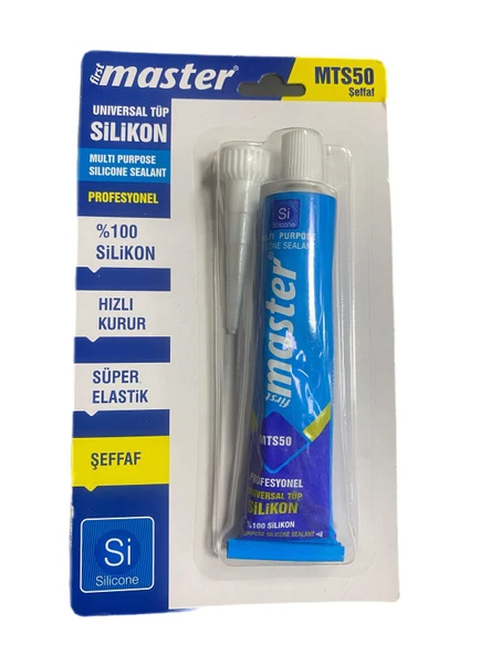 MASTER MTS50 ÜNİ.TÜP SİLİKON ŞEFFAF 50ML ürün görseli 1