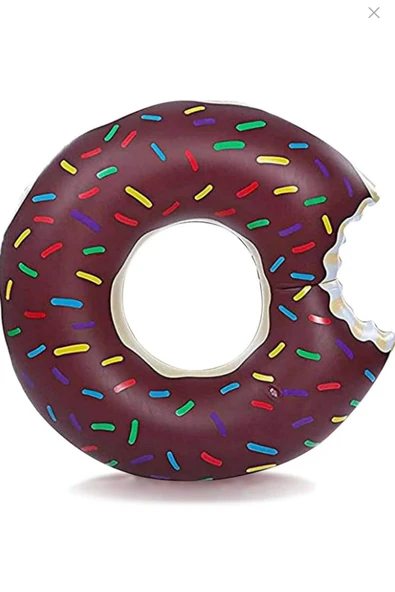 Donut Şişme Simit 85 cm Tutunmalı Deniz ve Havuz Simidi 230302 ürün görseli 1