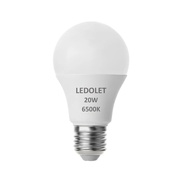 LEDOLET 20W BEYAZ LED AMPUL ürün görseli 1