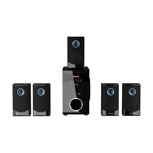 MIKADO MD-813BT 5+1 USB/SD/FM DESTEKLİ MULTIMEDIA BLUETOOTH HOPARLÖR - SPEAKER ürün görseli 1