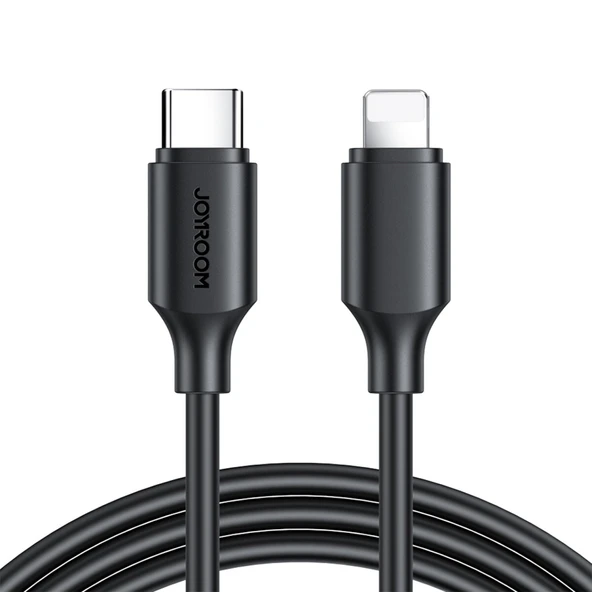 JOYROOM S-A9 30W FAST CHARGING CABLE  C TO L 1M BLACK ürün görseli 1