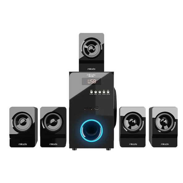 MİKADO MD-581BT 110W USB/SD/FM/BT DESTEKLİ 5+1 SES SİSTEMİ HOPARLÖR - SPEAKER ürün görseli 1