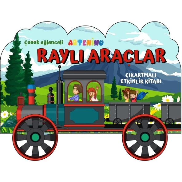 Taşıtlar Serisi / Raylı Araçlar Çıkartmalı Etkinlik Kitabı ürün görseli 1
