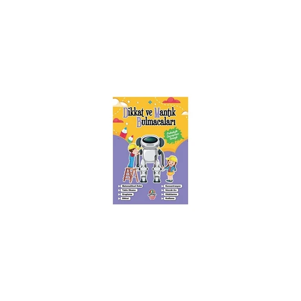 Dikkat ve Mantık Bulmacaları - Mor Kitap ürün görseli 1
