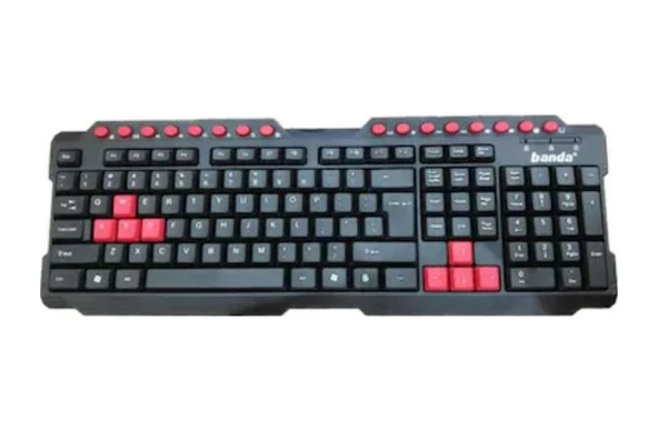 Banda Bw09 Usb Kablolu Multimedya Gaming Türkçe Q Klavye ürün görseli 1