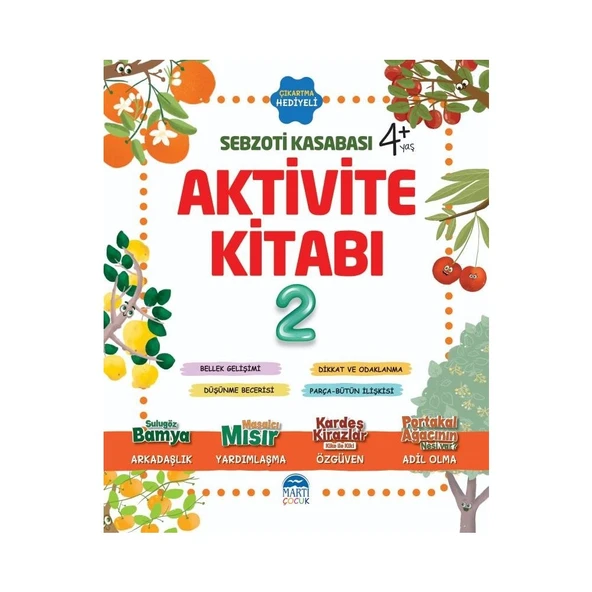 Aktivite Kitabı 2 – Sebzoti Kasabası - Eda Gökçen Izleyen ürün görseli 1