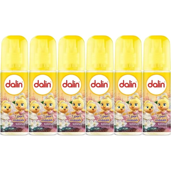 Dalin Bebek Kolonyası 150ML Peri Masalı (Yasemin-Portakal Çiceği-Paçuli Kokulu) (6 Lı Set) ürün görseli 1