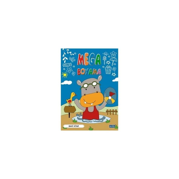Mega Boyama - Mavi Kitap ürün görseli 1