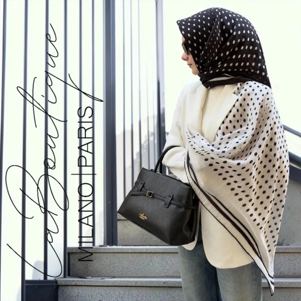 LABOUTİQUE CLASSİCAL TWİLL EŞARP 128003 - Resim 2