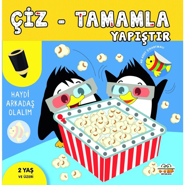 Çiz-Tamamla-Yapıştır / Haydi Arkadaş Olalım ürün görseli 1
